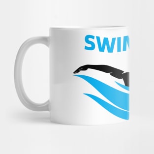 Swimming fan coach instructor lover gift for swimmer Mug